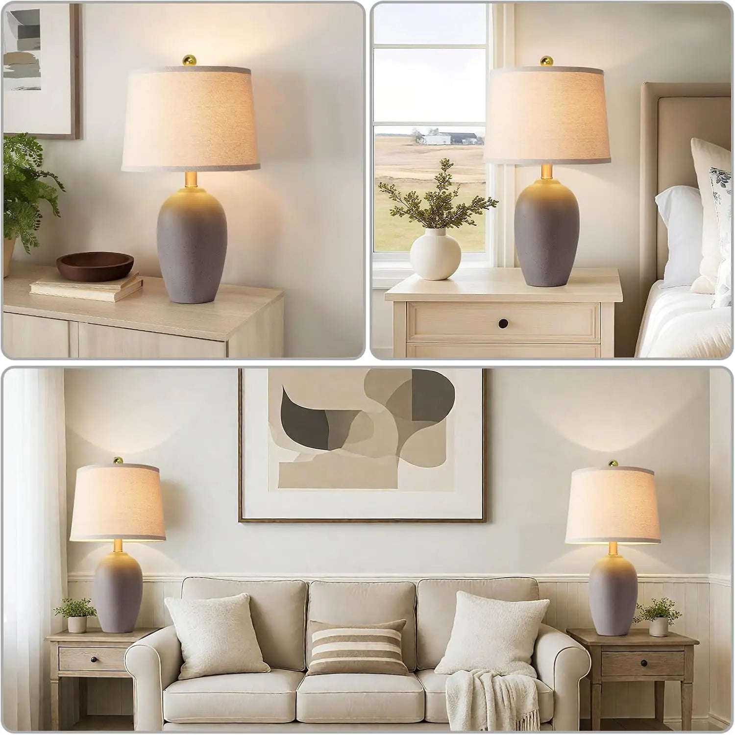 Pair of Ceramic Lamps